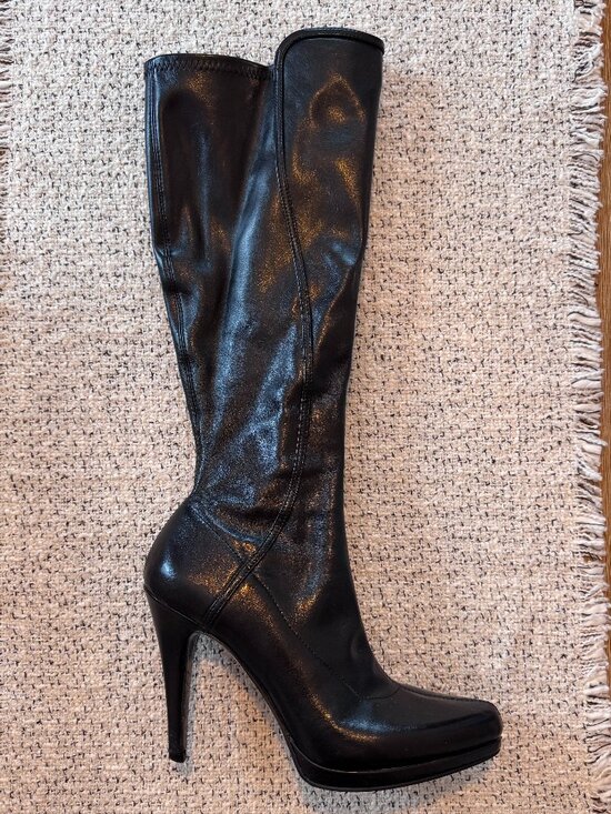 Nine West Shoes - Nine West Women's Riseupo Tall Boots, Black - Size 7.5